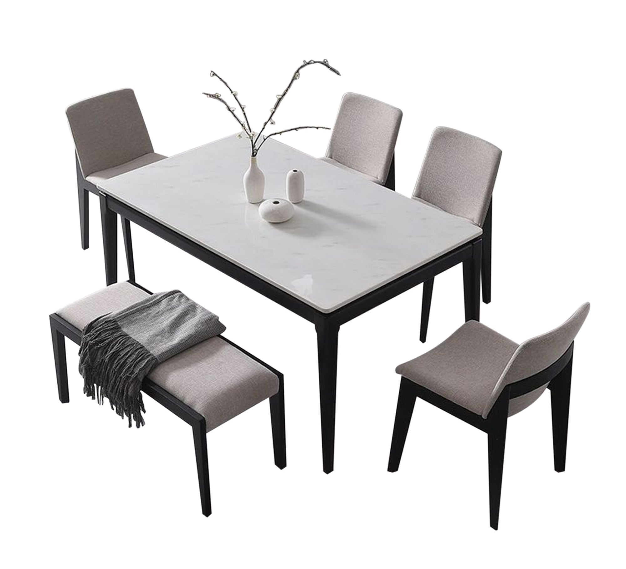 A modern and simple dining table design