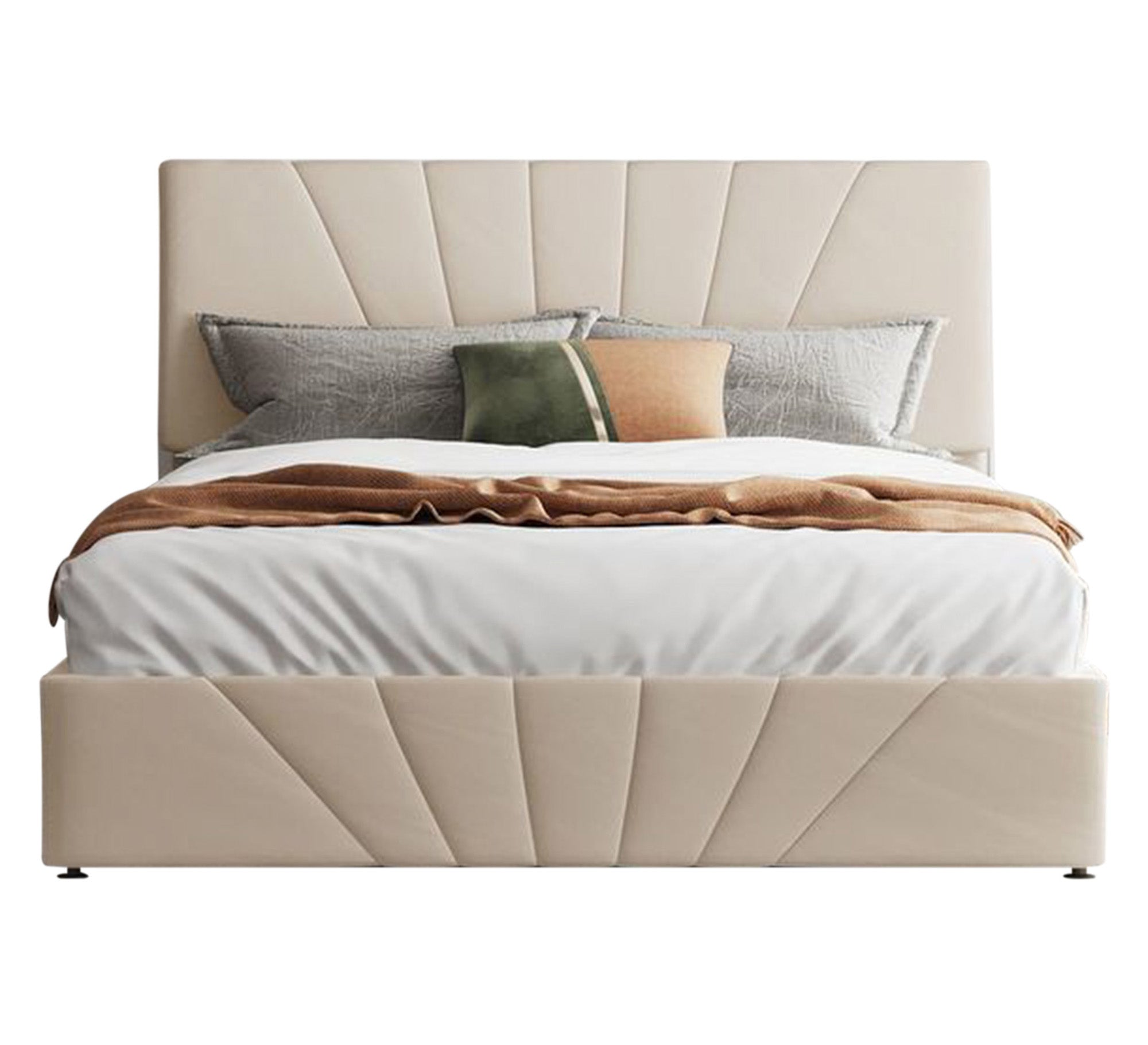 سرير بتنجيد جديد فاخر