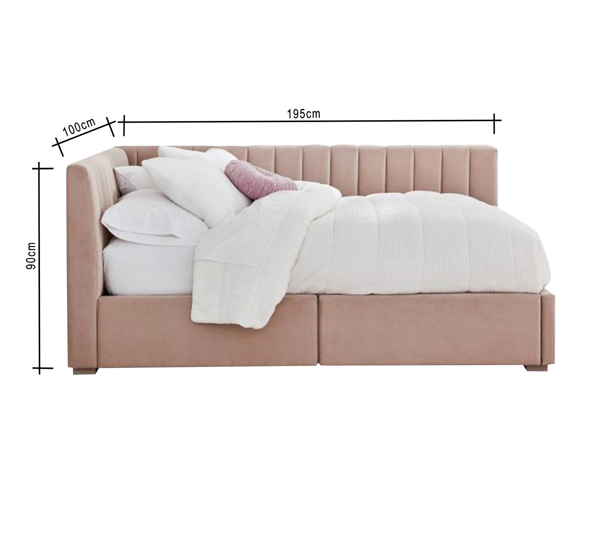 سرير بجانبين مرتفعين