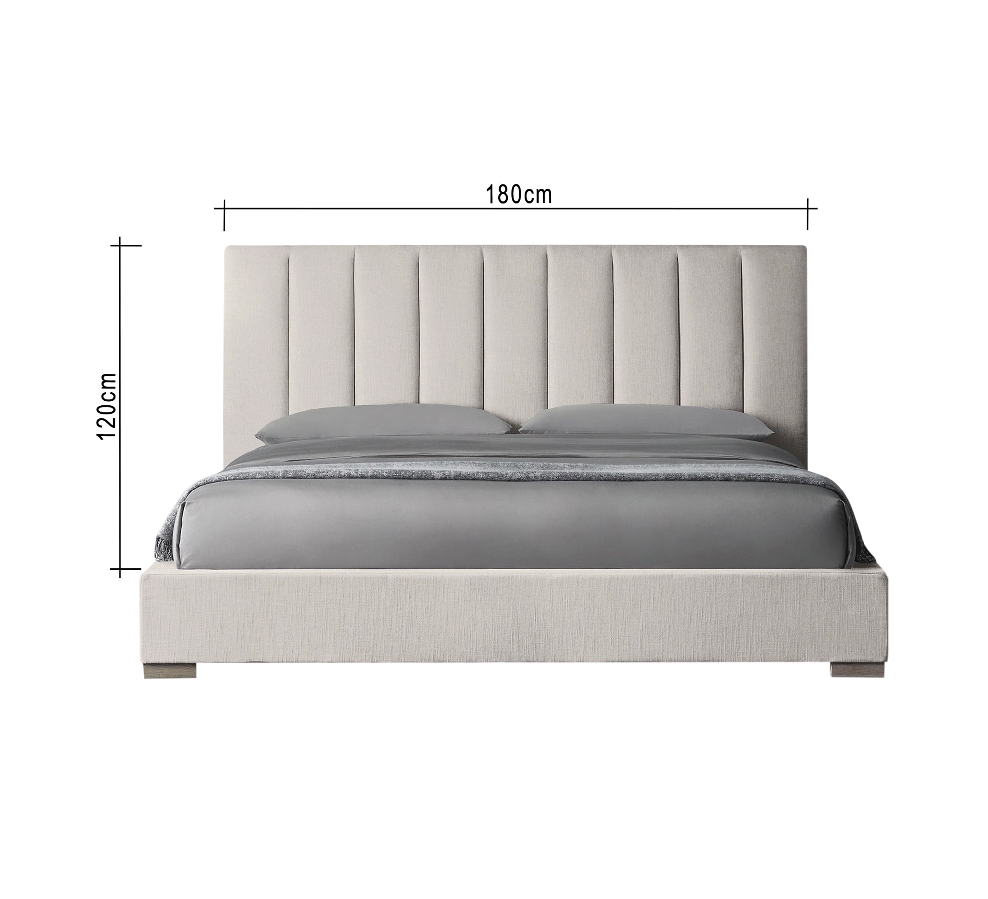 White king bed with elegant hotel design