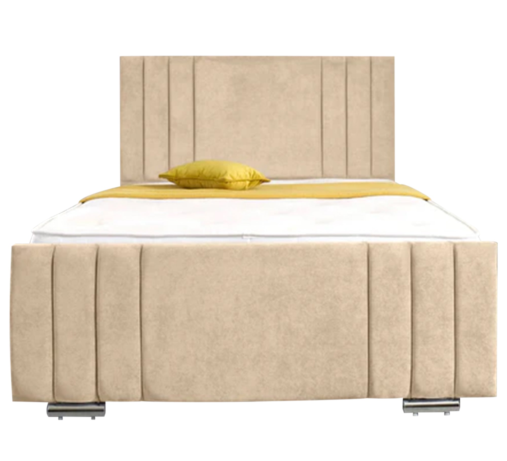 سرير بيج بتصميم عصري وخطوط عمودية