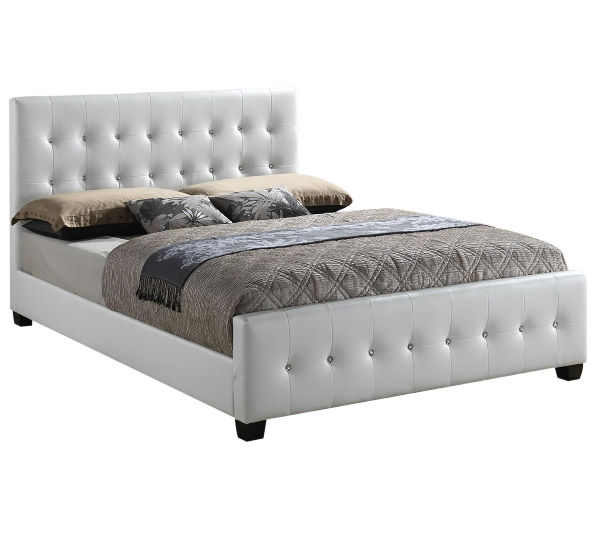 سرير اوف وايت بتصميم كابتونيه كلاسيكي