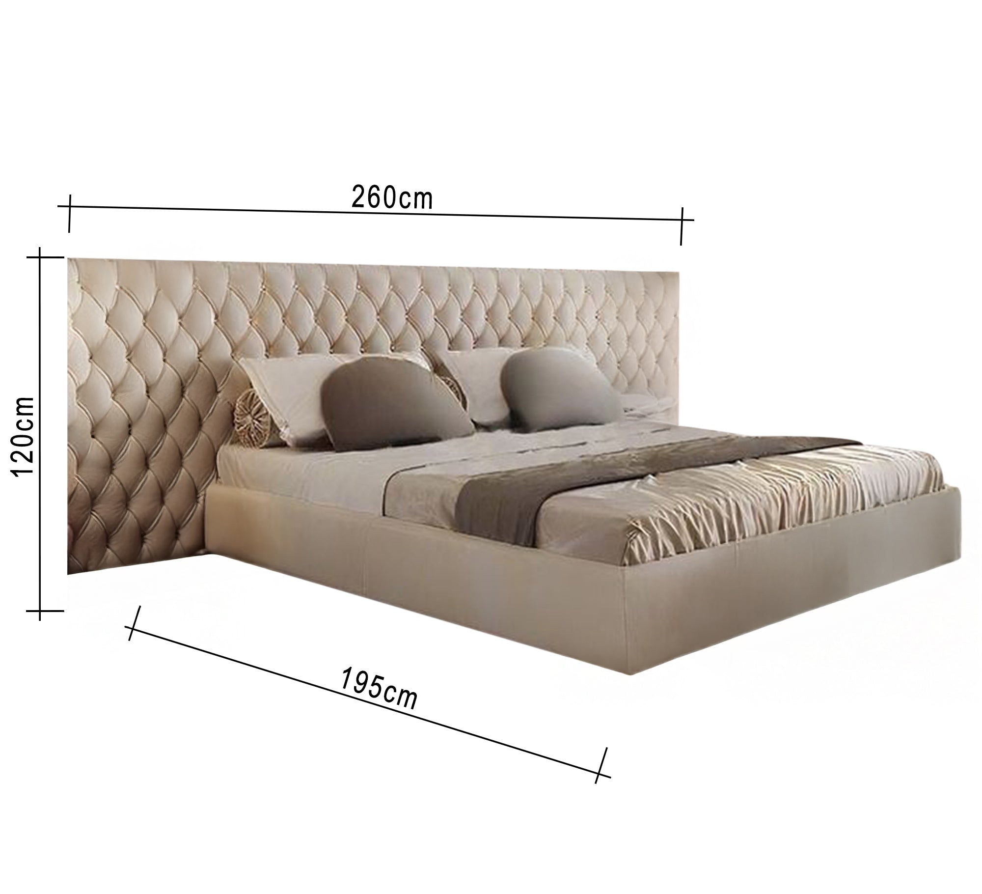 سرير ملكي فاخر وهادئ وساحر