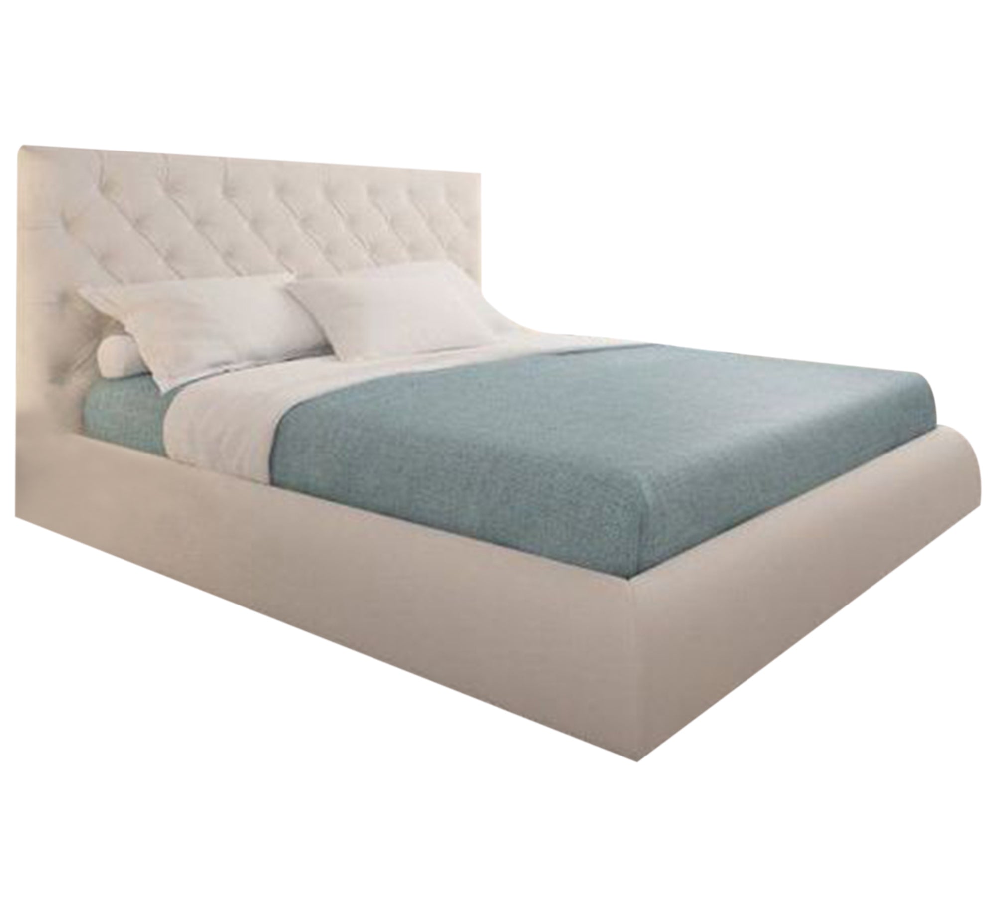 سرير مريح وبسيط وهادئ