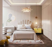 سرير بيج برأس مميز وراحة عصرية