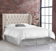 سرير بيج بتنجيد كابتونيه ولمسة كلاسيكية