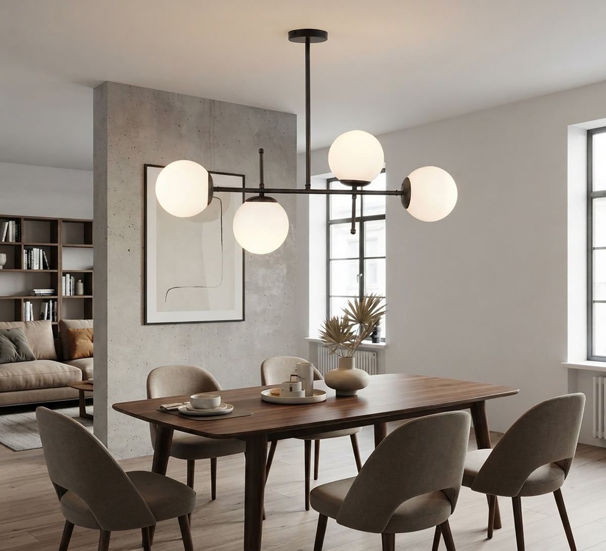 نجفة مودرن بتصميم هندسي فريد