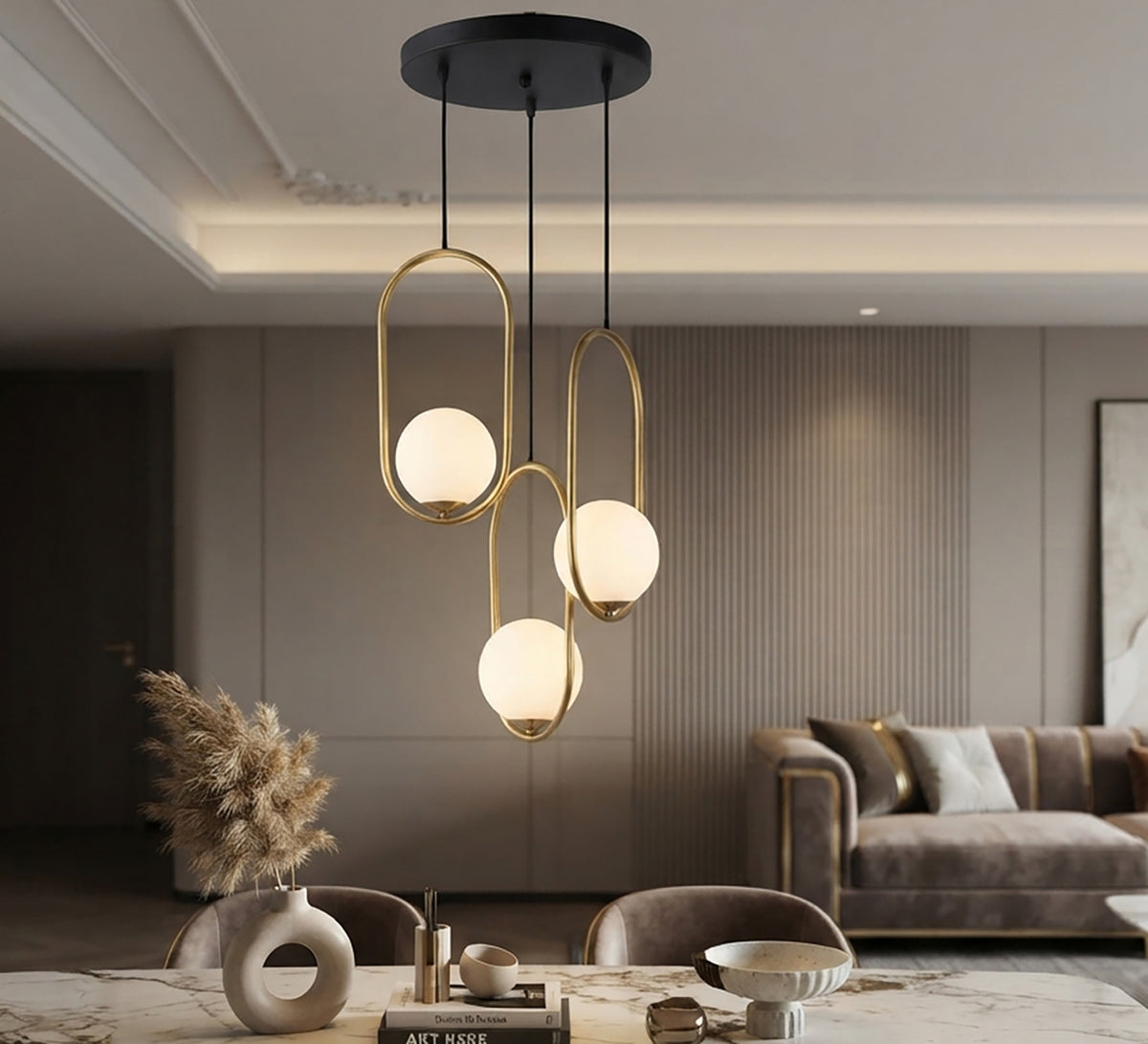 تصميم متوهج يجمع بين الكلاسيكية والحداثة