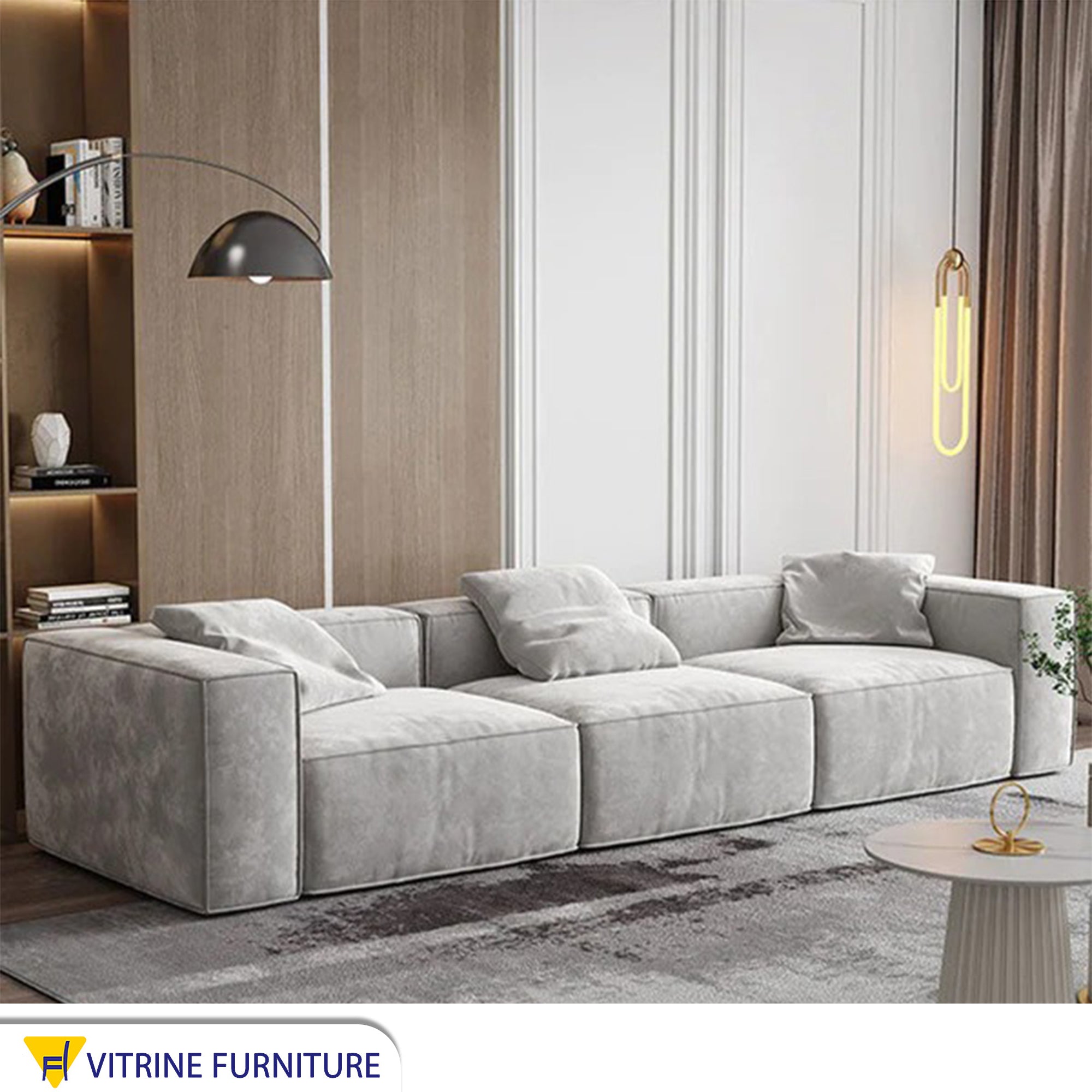 Grey Triple sofa