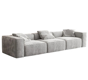 Grey Triple Sofa - Sleek, Comfortable, Durable