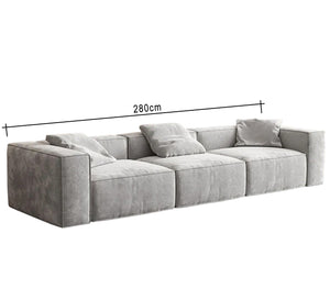 Grey Triple Sofa - Sleek, Comfortable, Durable