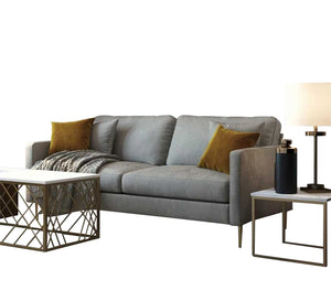 Light grey double sofa