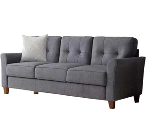 Gray triple sofa