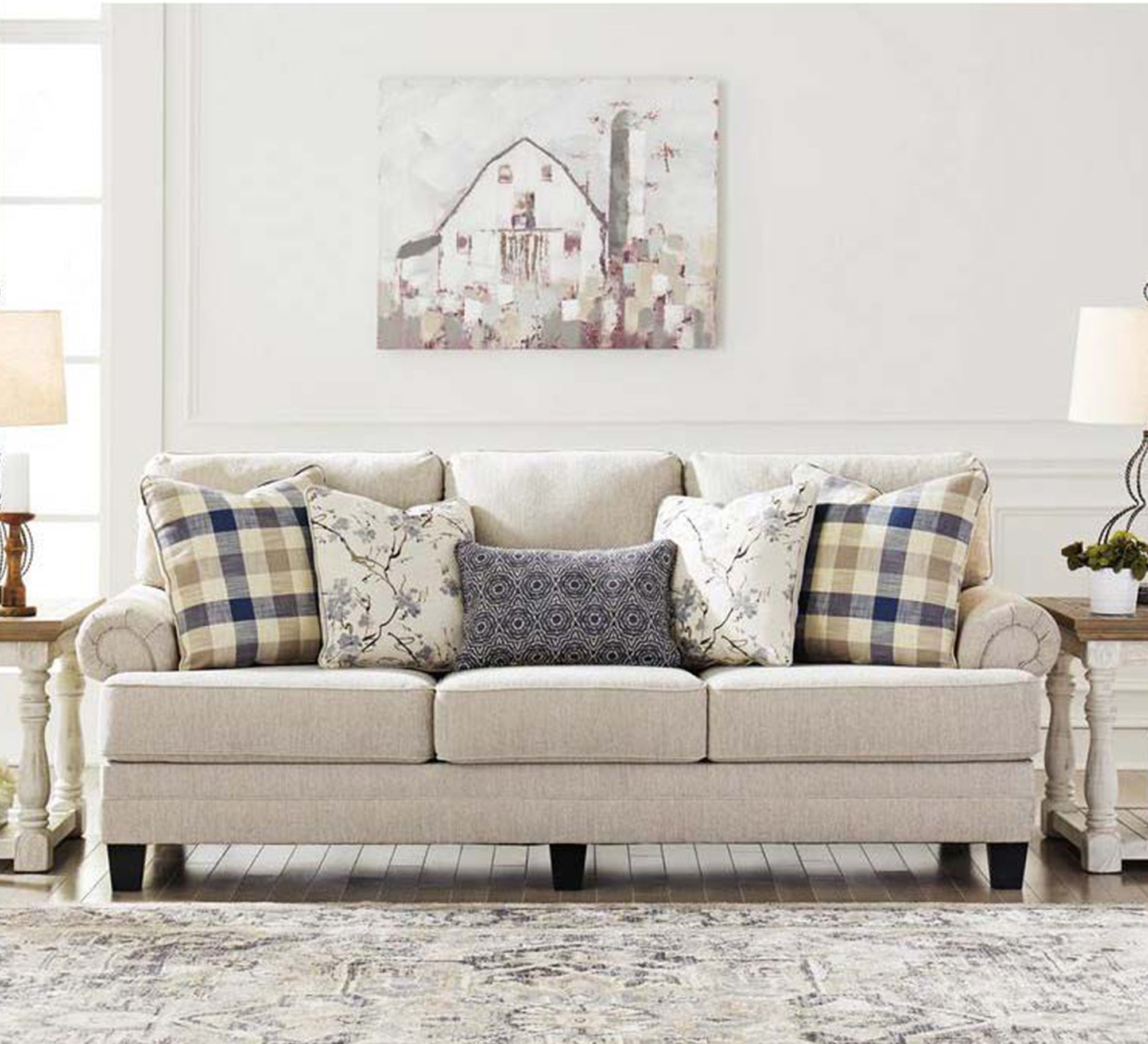 Triple sofa off white