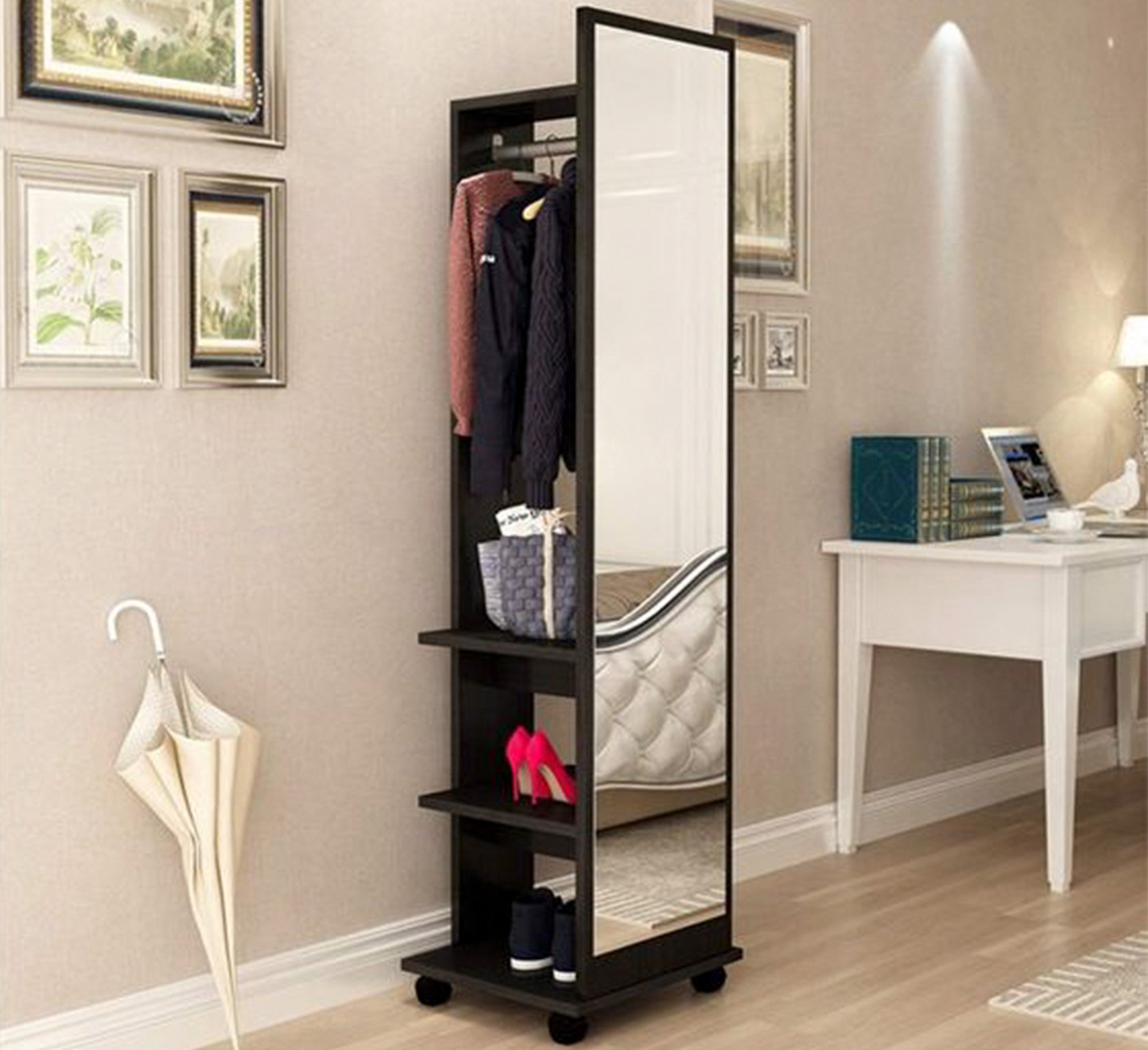 Movable Wardrobe: Stylish, Compact, Versatile