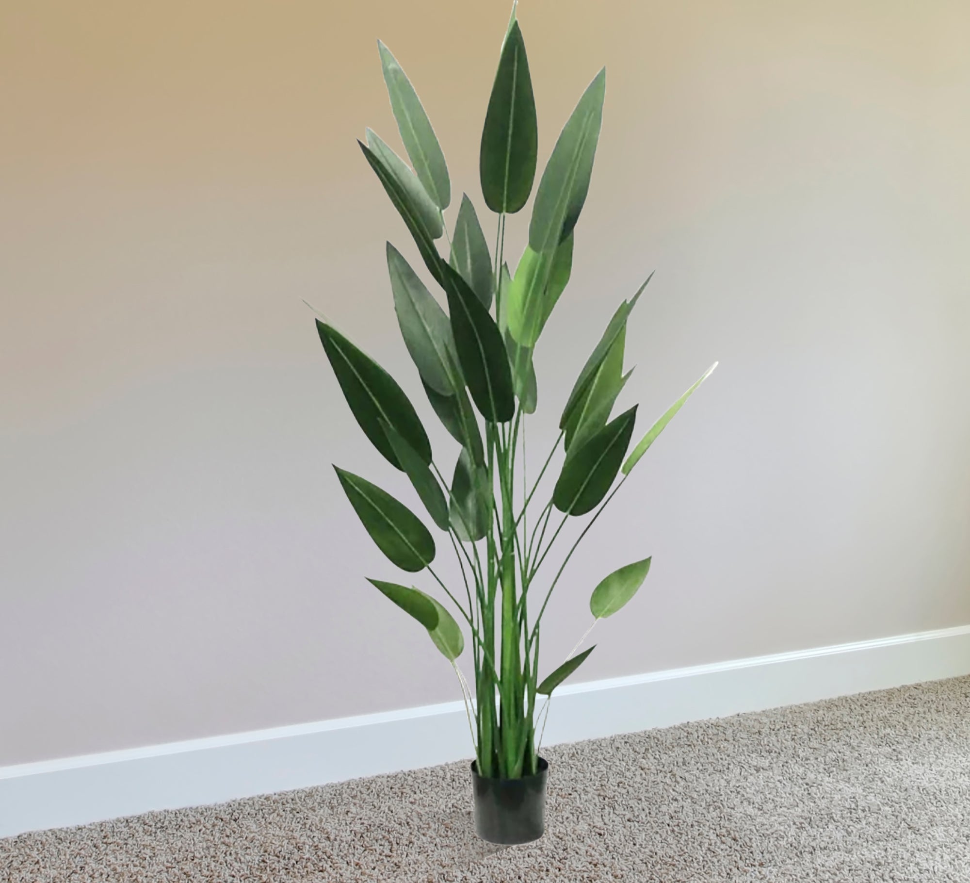 Artificial tree with black pot