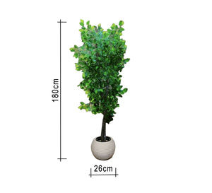 Acrylic pot for artificial trees