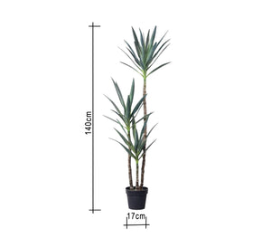 Artificial pot for yucca plant