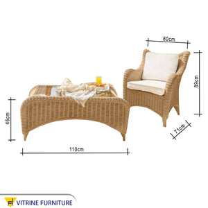 Seating kit for outdoor spaces