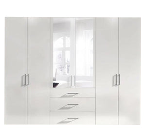 A white wardrobe with distinctive elegance