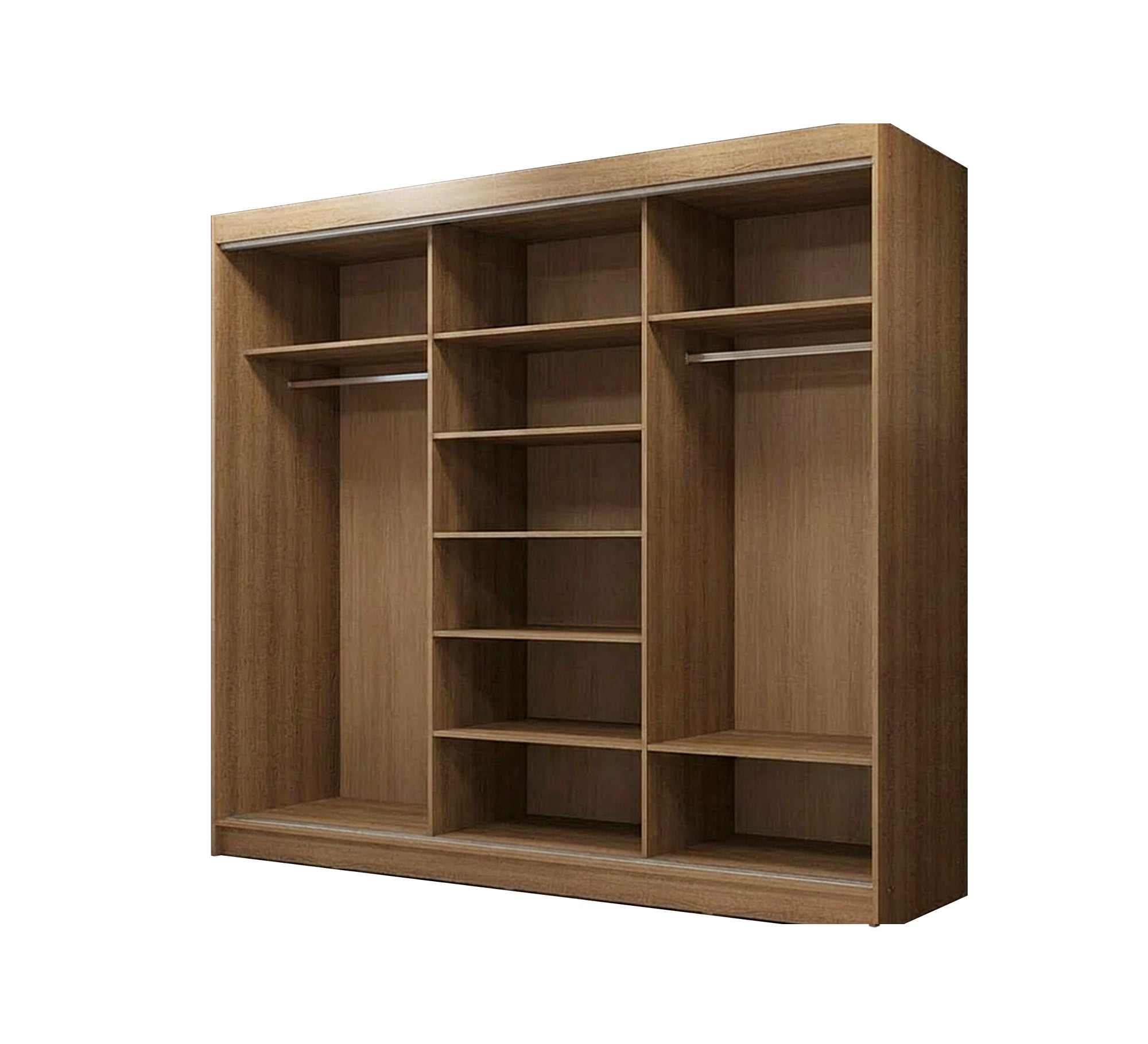 Black and beige sliding wardrobe
