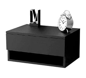 Black hanging nightstand