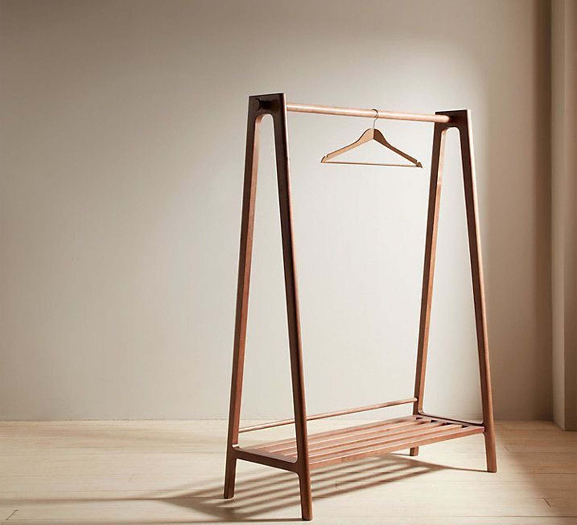 Unique Wooden Stand Hanger - Sleek & Stylish