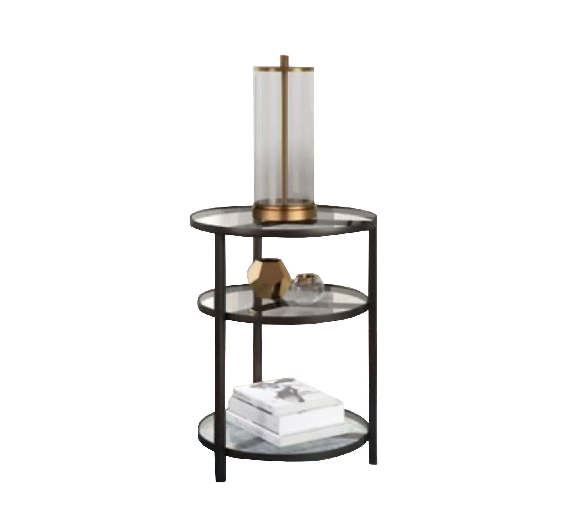 Black side table