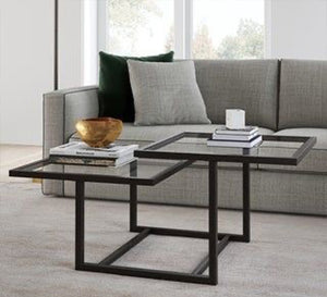 Modern table with two levels