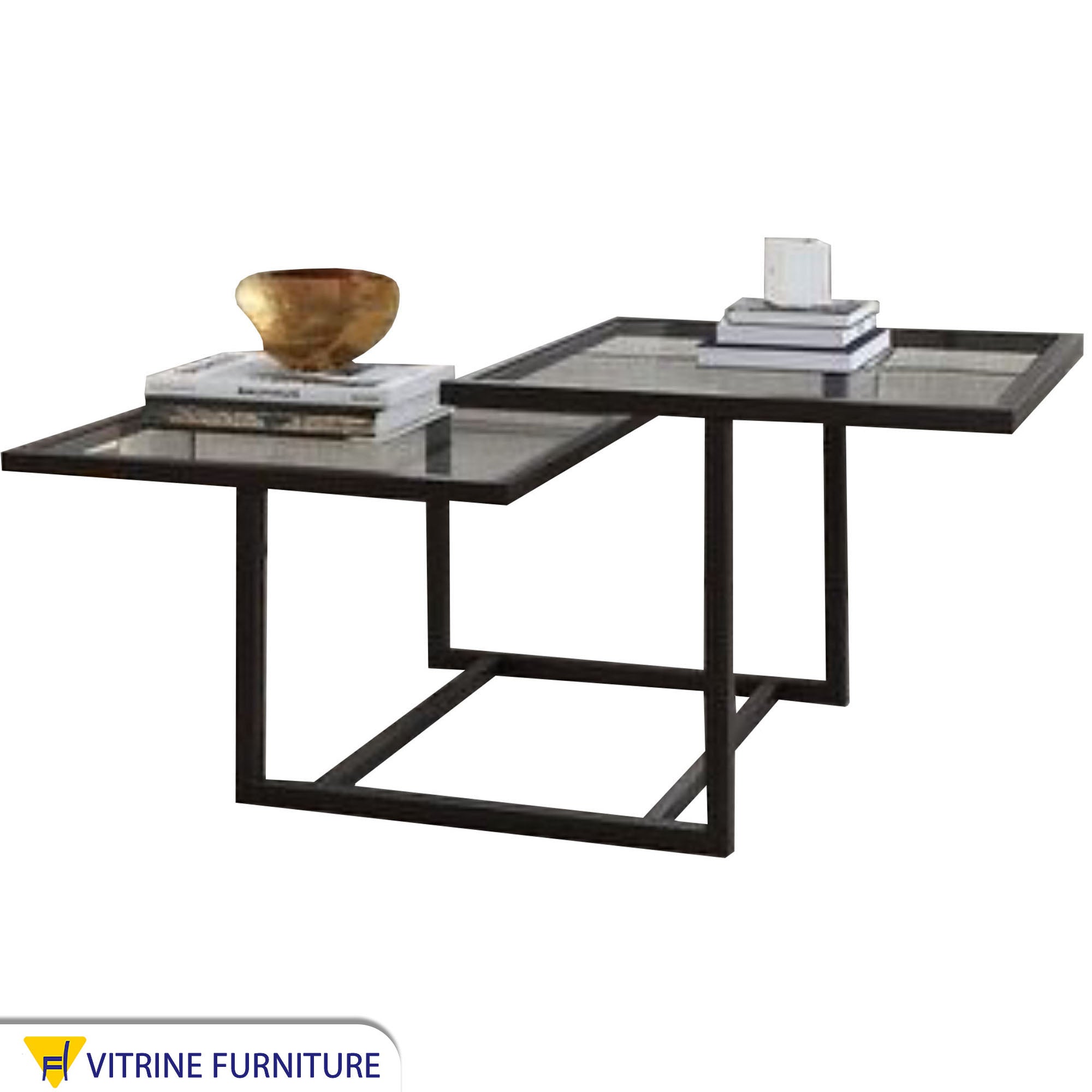 Modern table with two levels