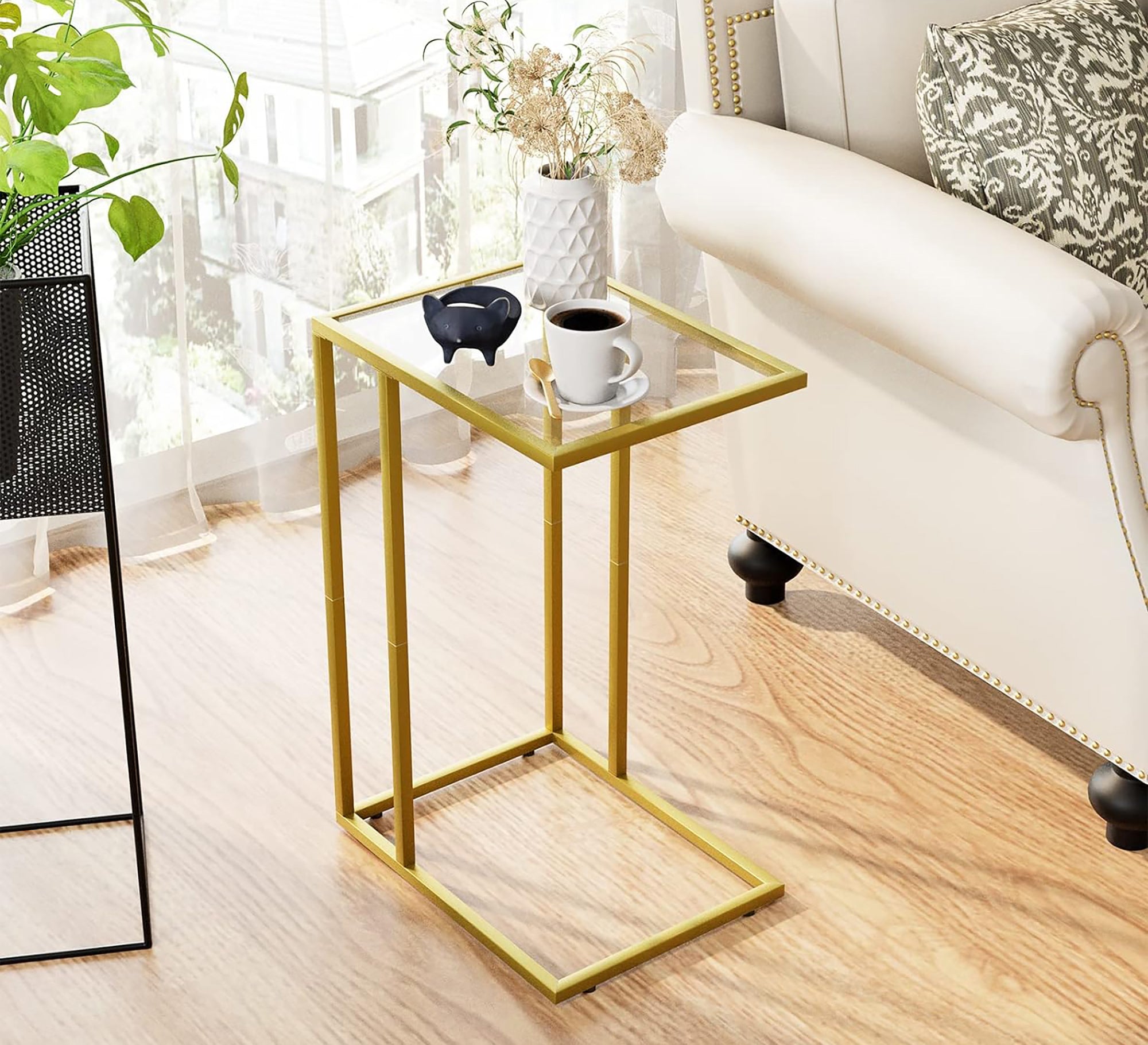 Elegant Living Gold Side Table – Chic, Durable, Timeless