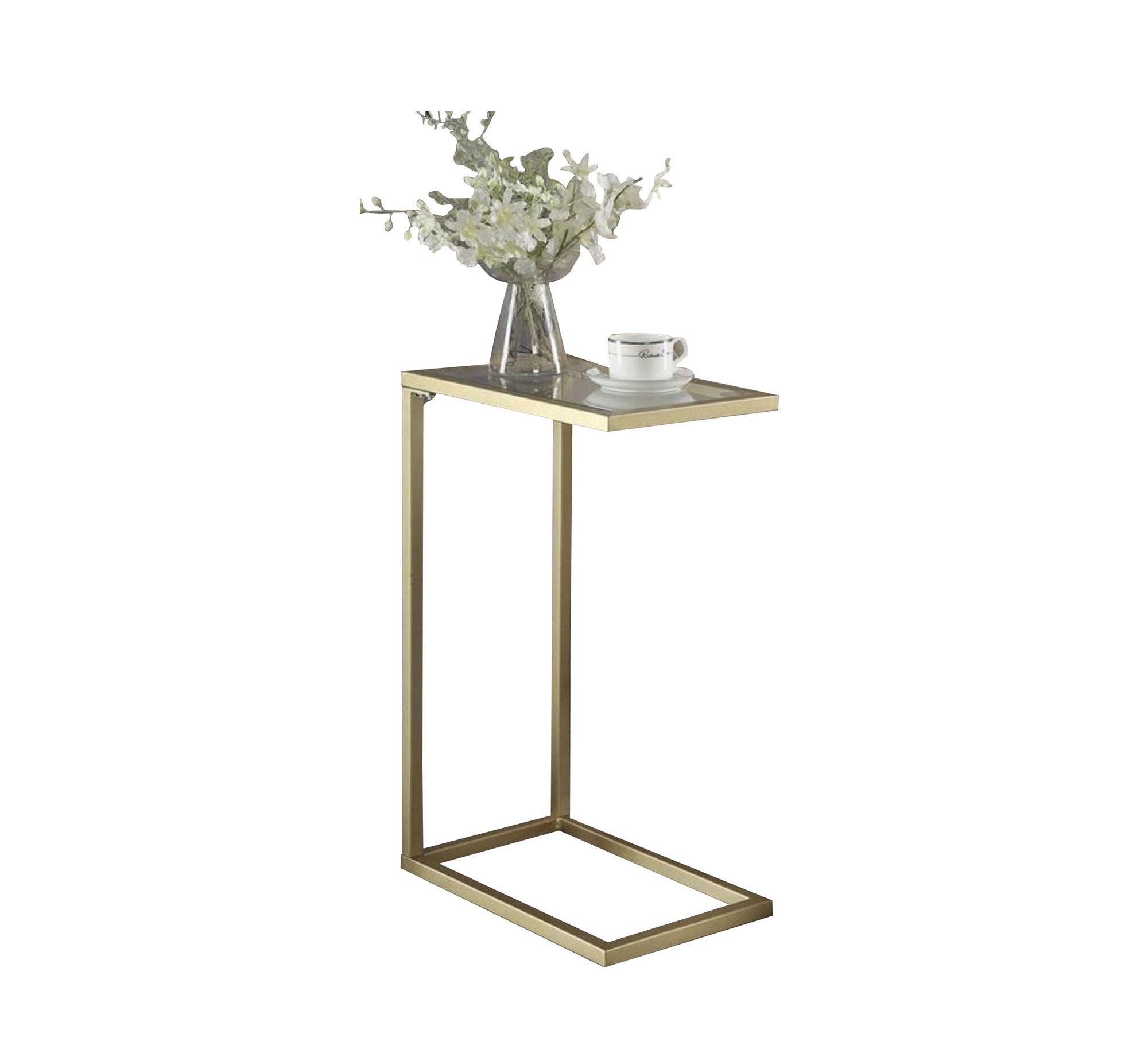 Gold side table