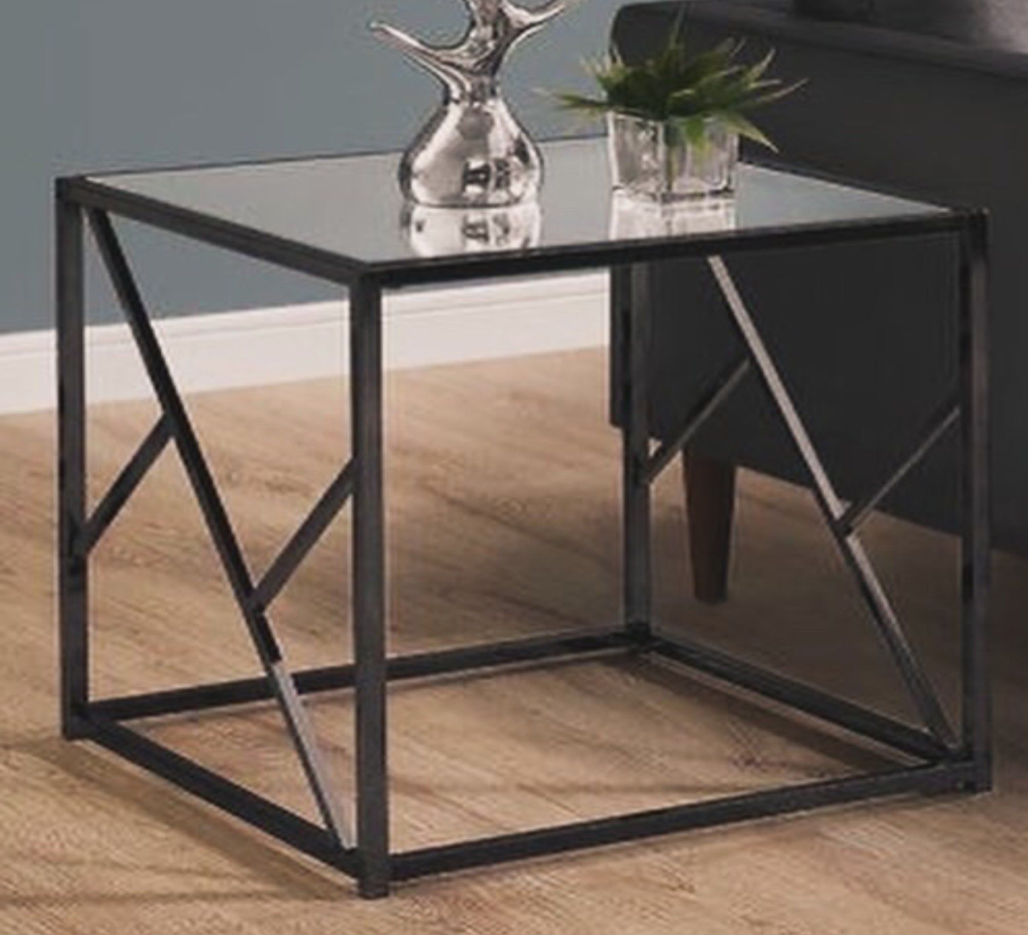 Square side table