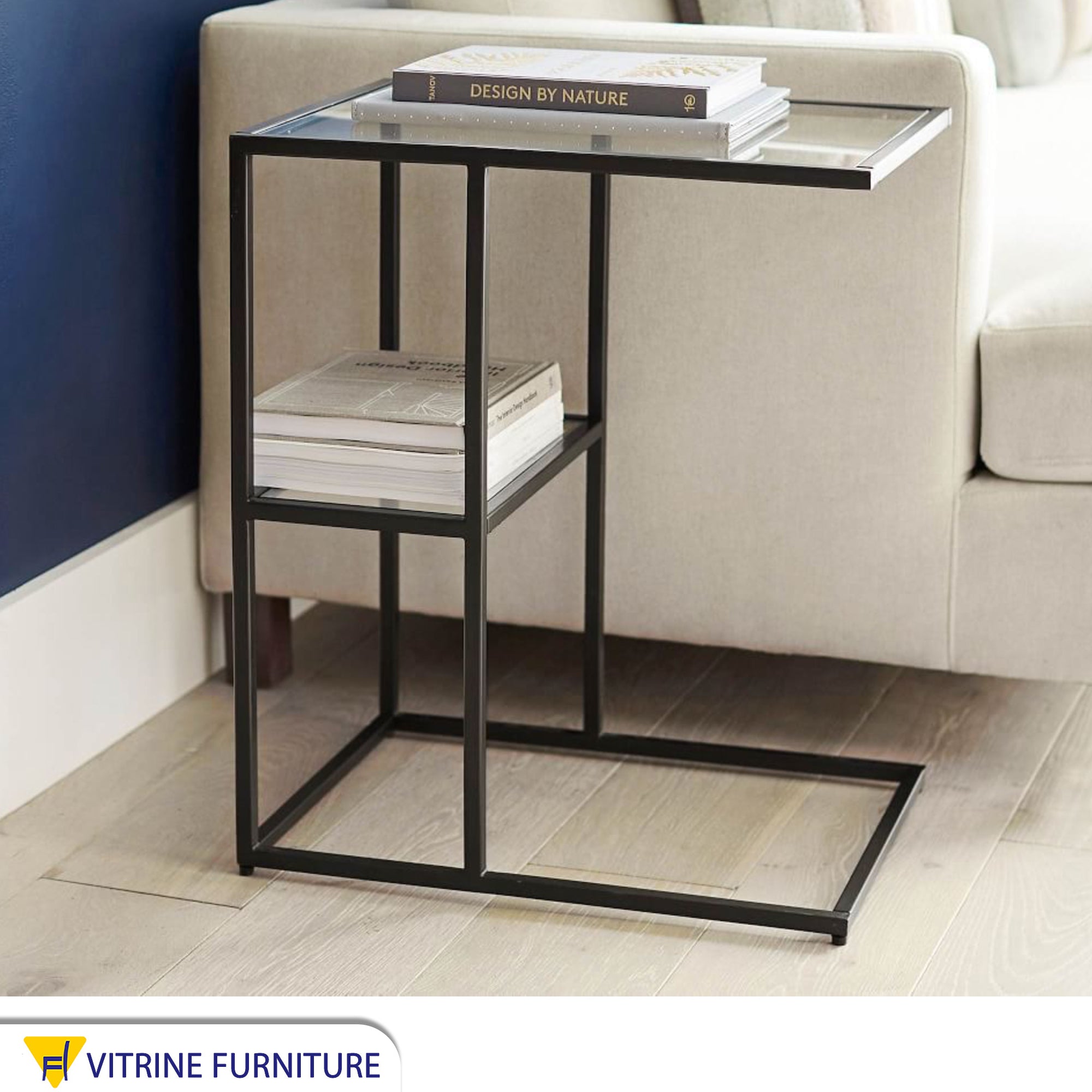 Side table with two levels