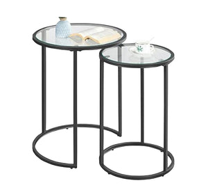 2 nested tables in black