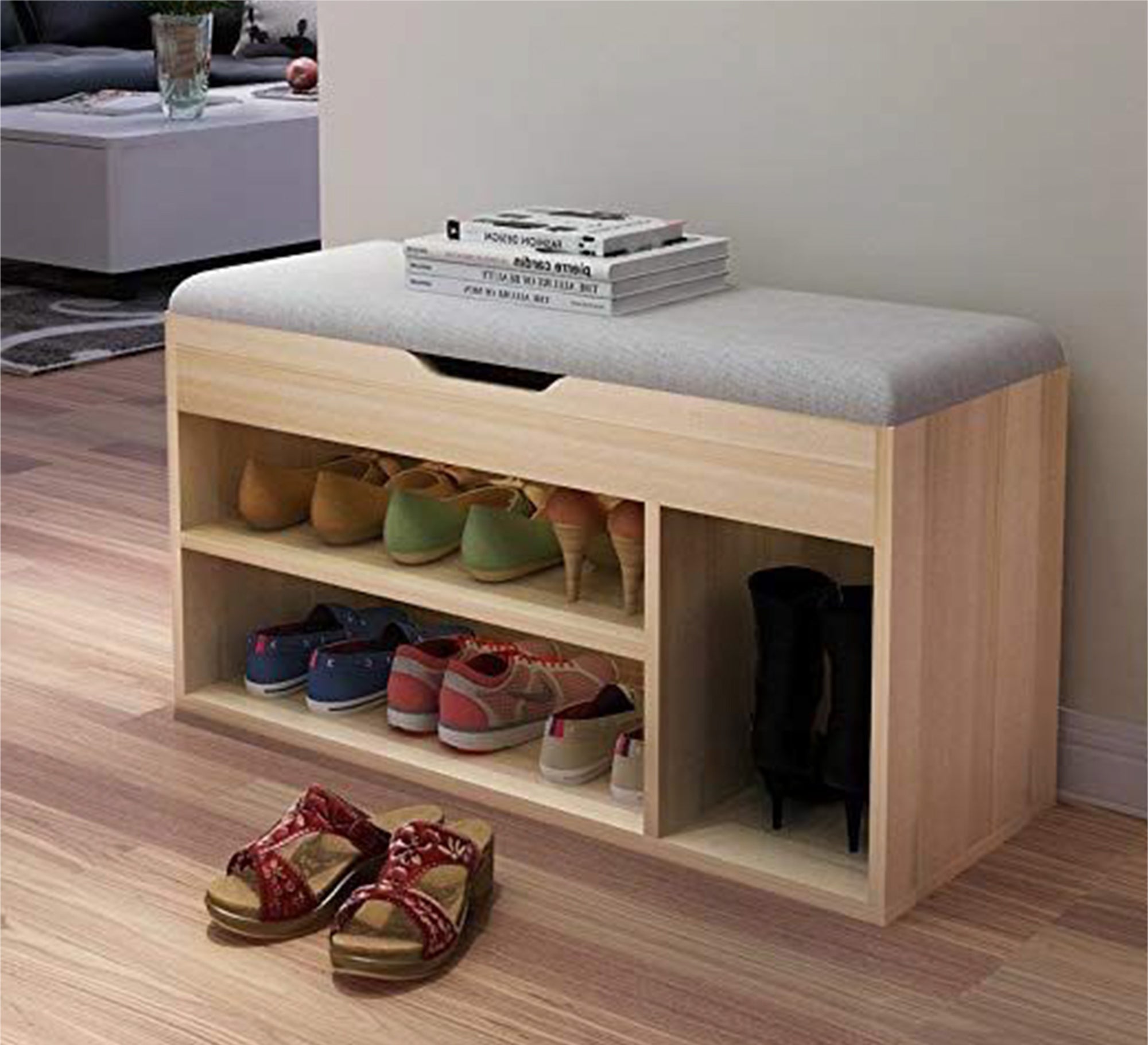 Elegant Seating & Storage Solution