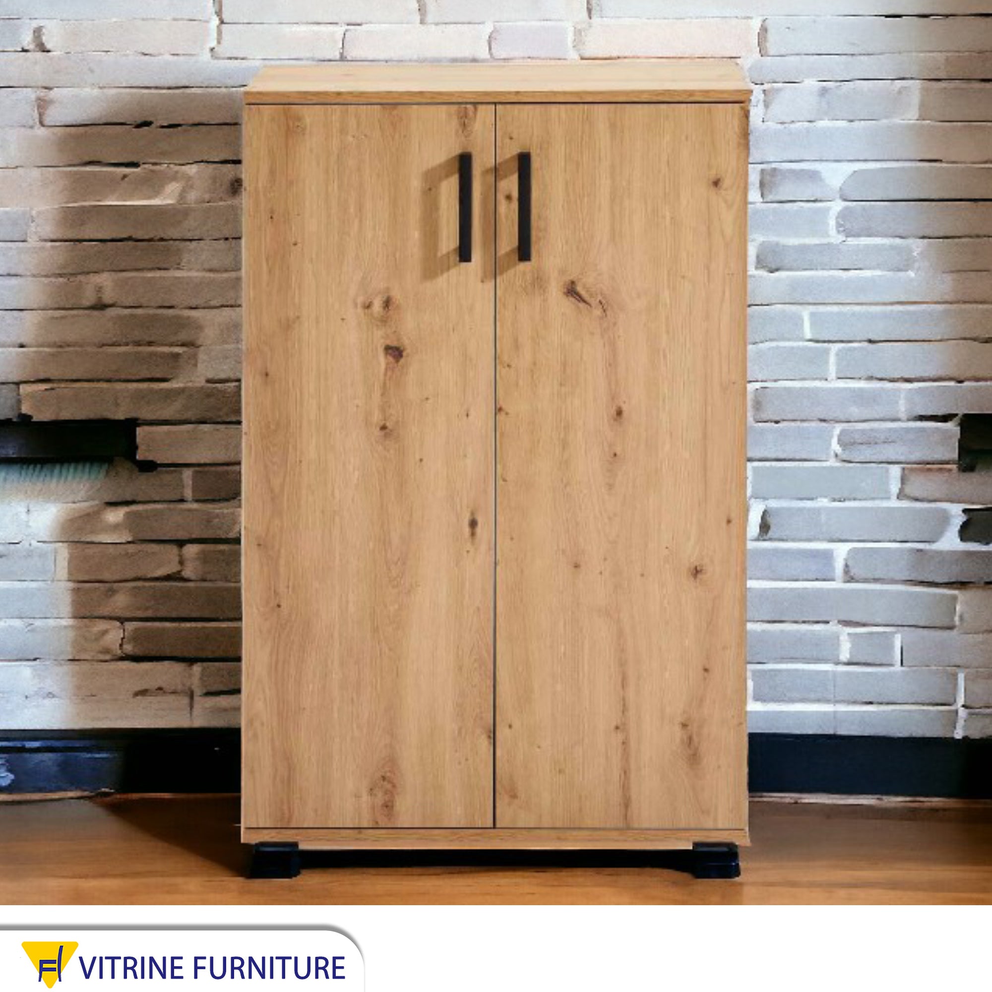 Natural wood color Shoe rack - Vitrine Furniture