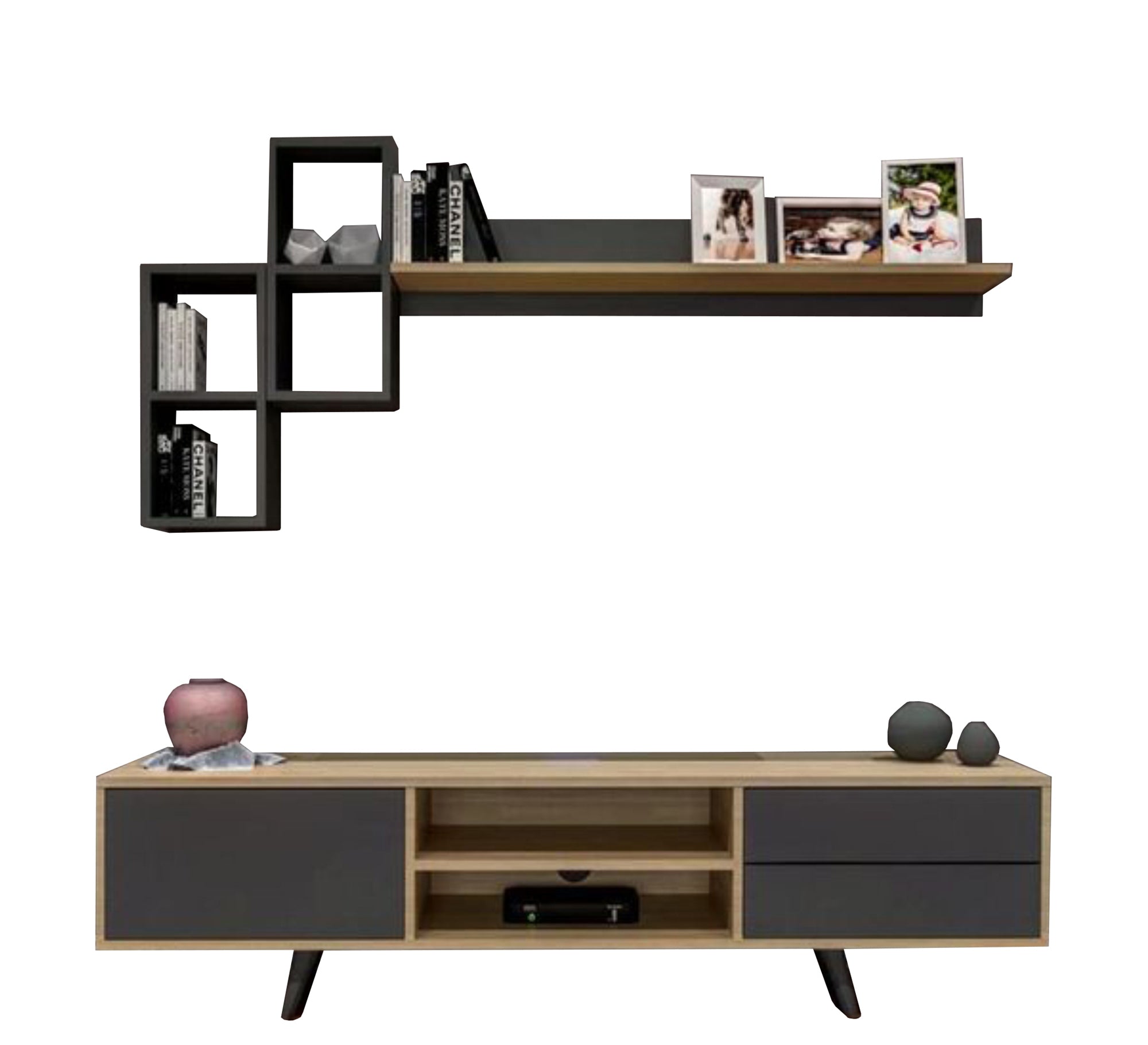 TV Library: Sleek, Modern Entertainment Units