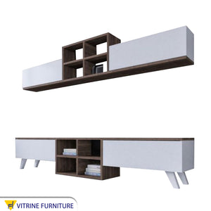 Two identical units TV cabinet