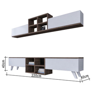 Two identical units TV cabinet