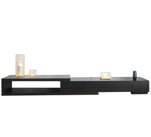 TV unit with gradual surface