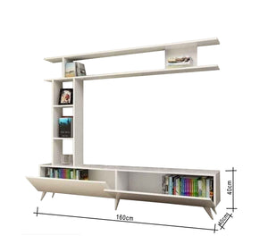 Integrated TV Unit: Stylish, Functional, Modern