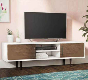 TV unit with open space in the middle