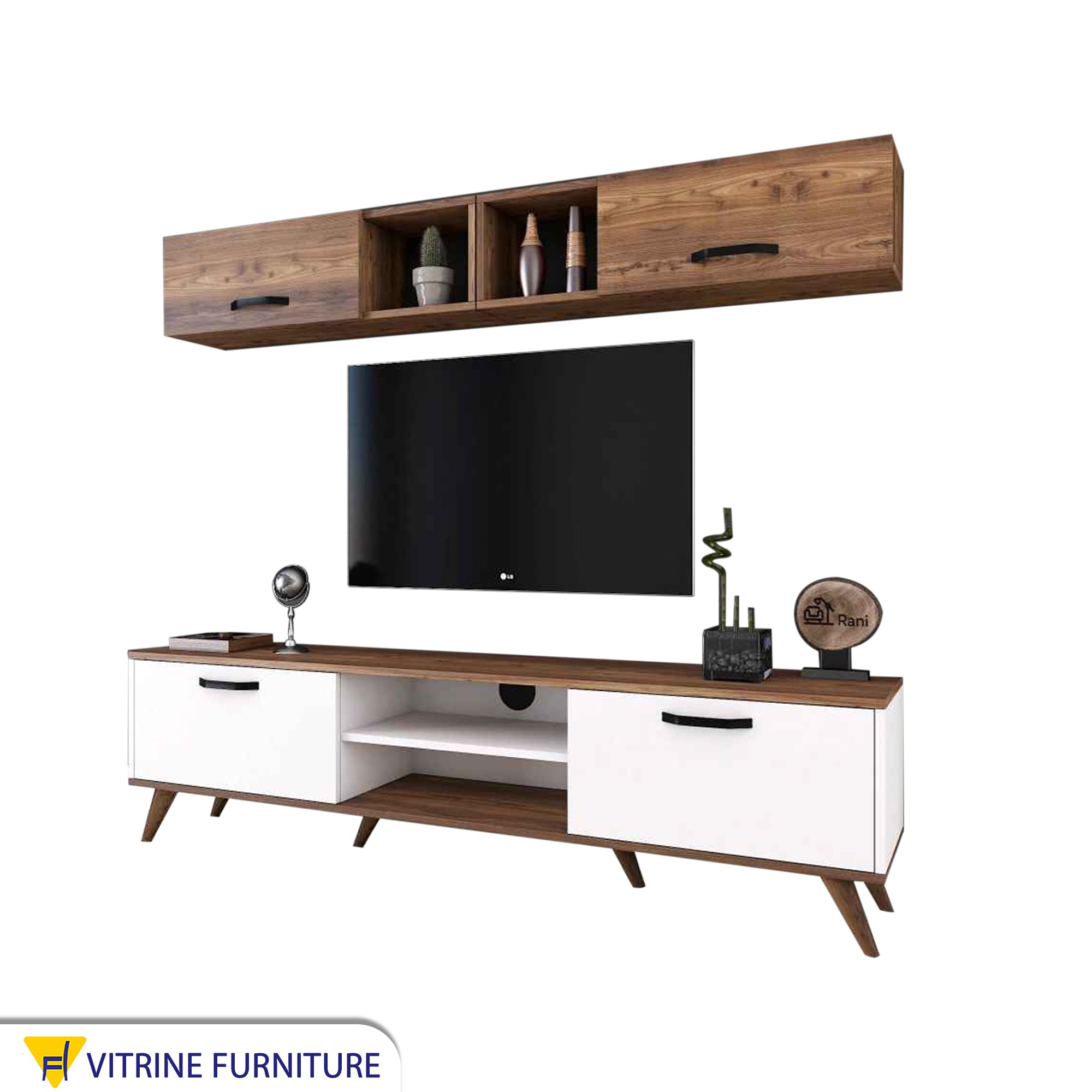 Two-unit TV cabinet