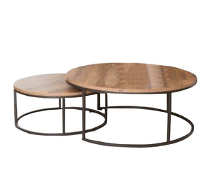 Two nested circular tables