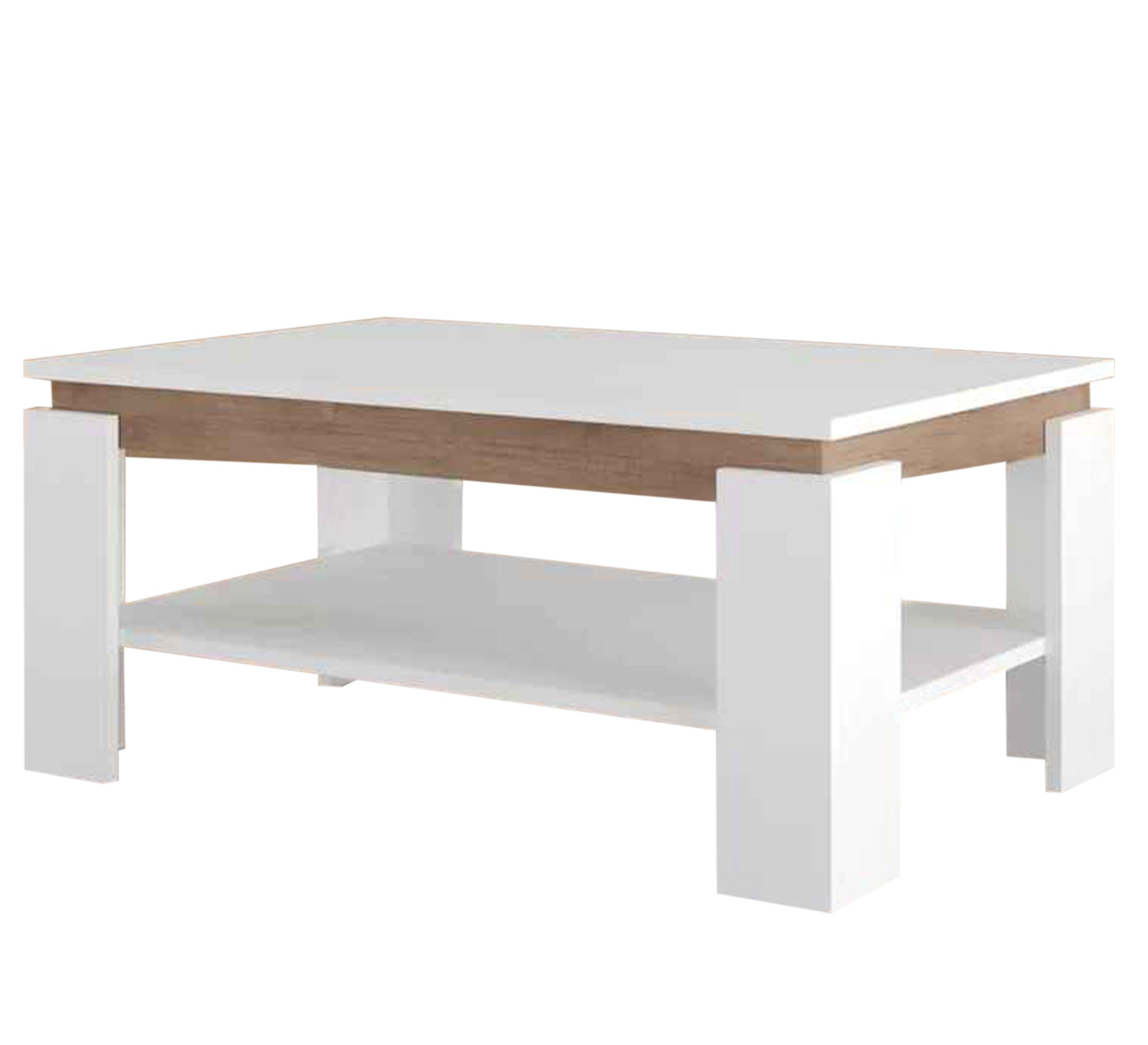 White rectangular table