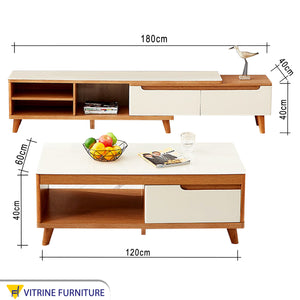Center table and TV unit