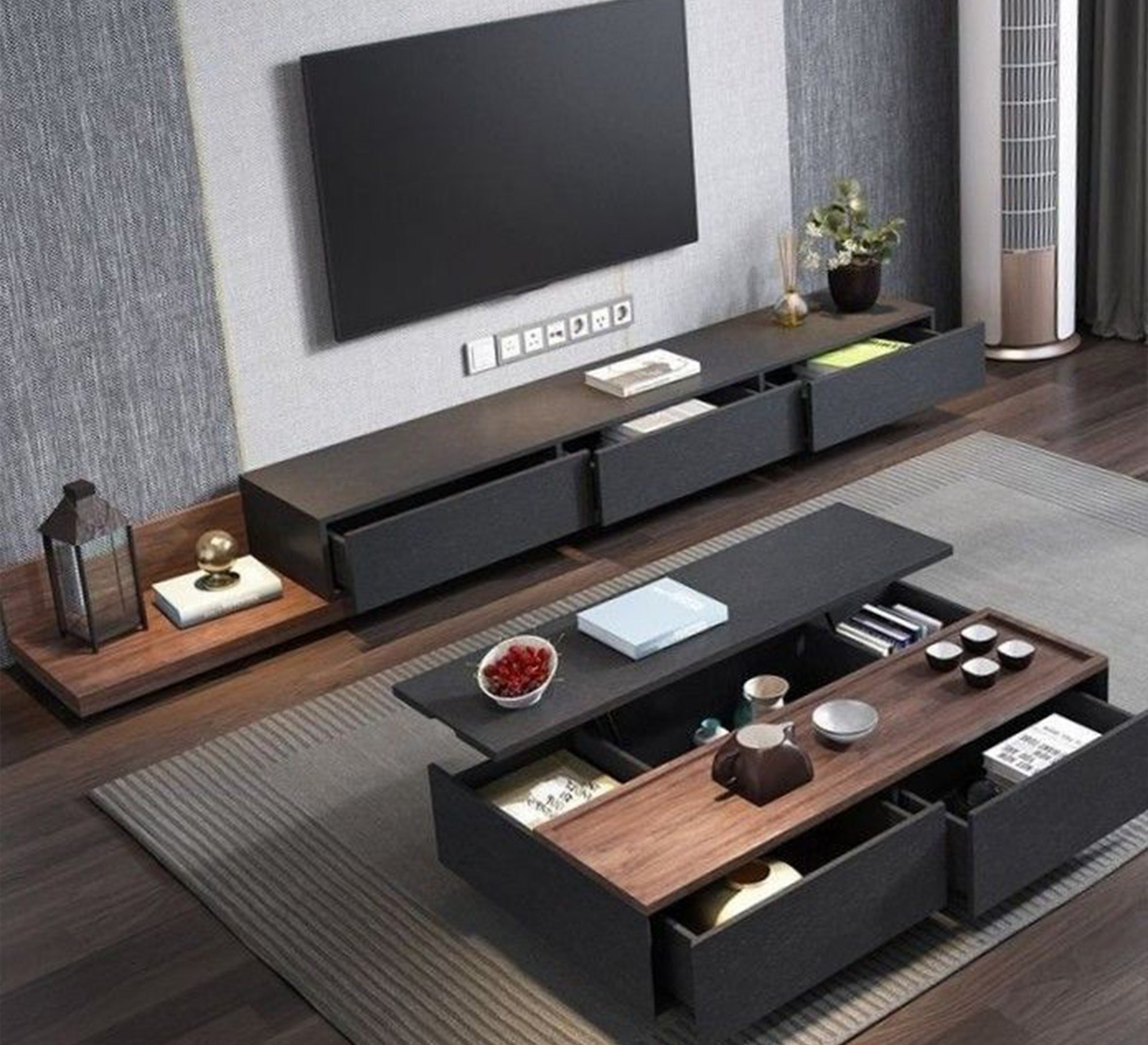 Central Tables & TV Units with Modern Flair