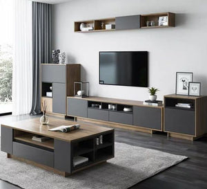 TV unit with multiple piece