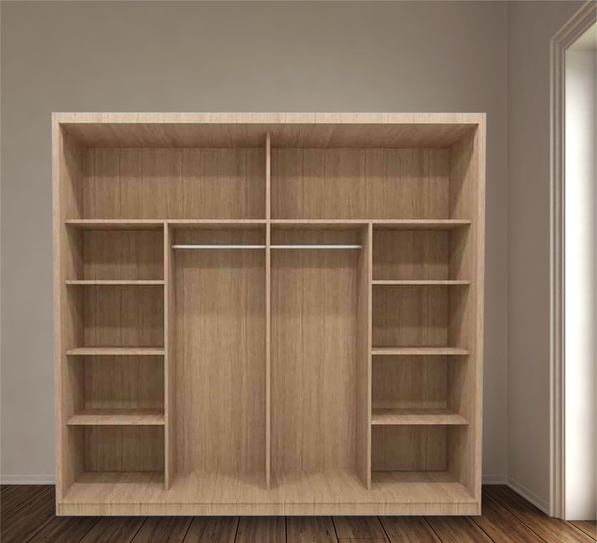 Beige Elegance Wardrobe in Sleek & Minimalistic Design